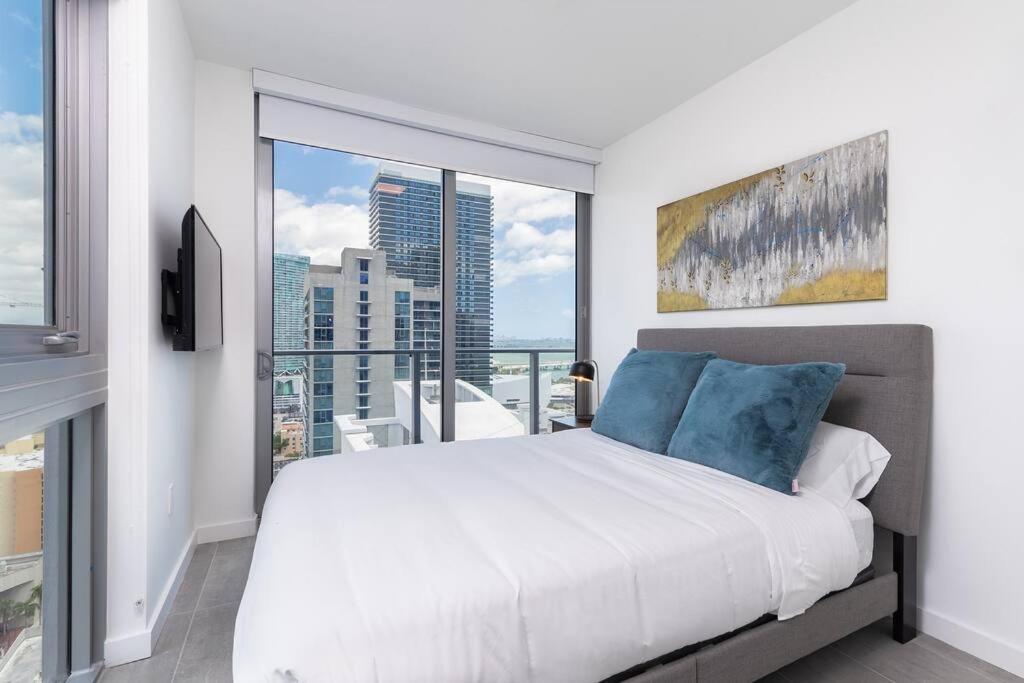 Amazing 2 Bedroom 30Th Floor Downtown Free Parking Miami Exteriér fotografie