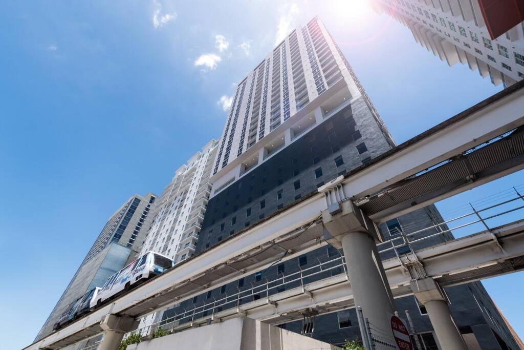 Amazing 2 Bedroom 30Th Floor Downtown Free Parking Miami Exteriér fotografie