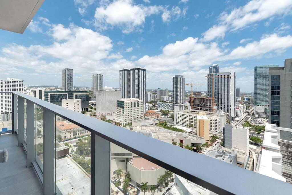 Amazing 2 Bedroom 30Th Floor Downtown Free Parking Miami Exteriér fotografie