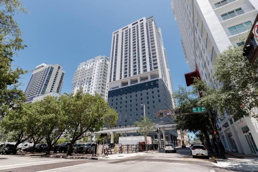 Amazing 2 Bedroom 30Th Floor Downtown Free Parking Miami Exteriér fotografie