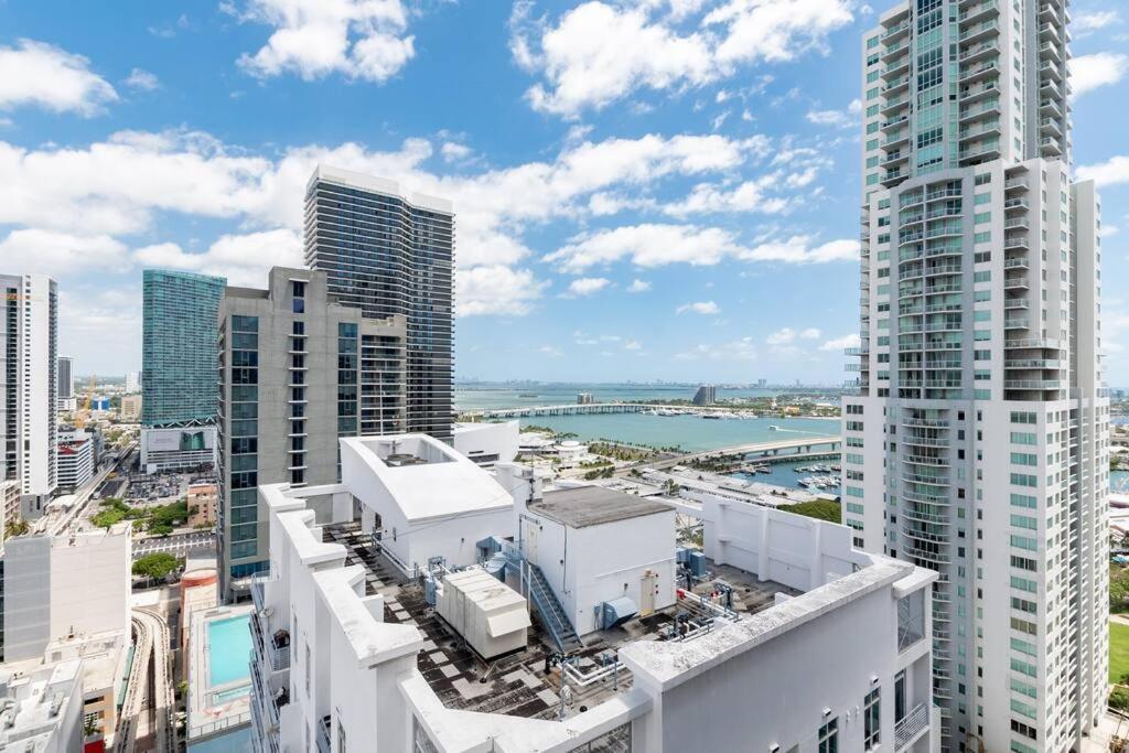 Amazing 2 Bedroom 30Th Floor Downtown Free Parking Miami Exteriér fotografie